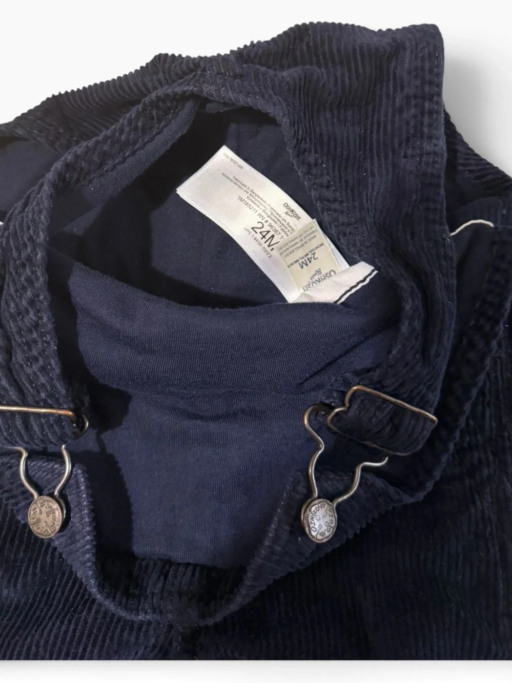 OshKosh B'gosh Dark Navy Corduroy Overalls